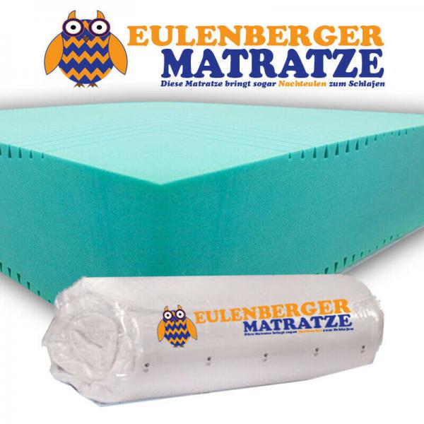 Eulenberger Matratze - Größe: 100x200 cm - 18 cm hoch - Aloe Vera Bezug